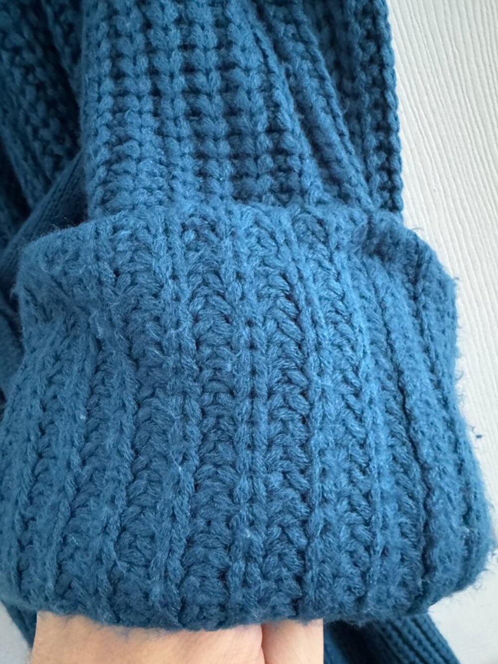 Hanifa "Miya" Cardigan in Blue, size S/M - Picture 7 of 12